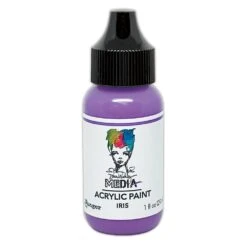 Dina Wakley MEdia Acrylic Paint Iris , 1oz