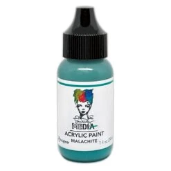 Dina Wakley MEdia Acrylic Paint Malachite , 1oz