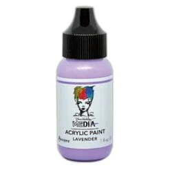 Dina Wakley MEdia Acrylic Paint Lavender, 1oz