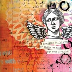 Dina Wakley MEdia Acrylic Paint 1oz Bundle 12 Dina Wakley MEdia Acrylic Paint 1oz Bundle -RANGER ART SUPPLIES MDQ88233 DWPaint Papaya 02 1