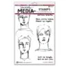 Dina Wakley Media Stamp Strong Men