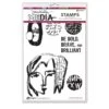 Dina Wakley Media Stamp Be Bold