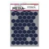 Dina Wakley Media Stencils Honeycomb