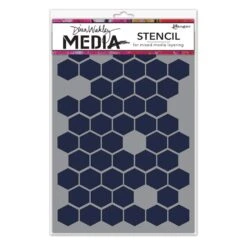 Dina Wakley Media Stencils Honeycomb