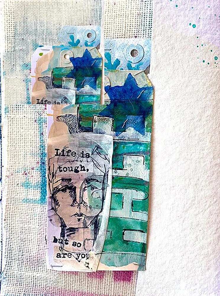 Dina Wakley MEdia Stencils Giant Stars 4 Dina Wakley MEdia Stencils Giant Stars - Image 2