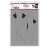 Dina Wakley Media Stencil Old School Silhouettes 1 Dina Wakley Media Stencil Old School Silhouettes -RANGER ART SUPPLIES MDS83108 MaskAndStencil OldSchoolSilhouettes 01