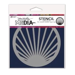 Dina Wakley Media Stencil Burst Coaster
