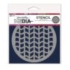 Dina Wakley Media Stencil Tire Tracks Coaster 2 Dina Wakley Media Stencil Tire Tracks Coaster -RANGER ART SUPPLIES MDS84983 DWM Stencil TireTracksCoaster 01