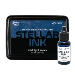 Simon Hurley Create. Stellar Foam Dye Ink Pad & Reinker, Midnight Snack