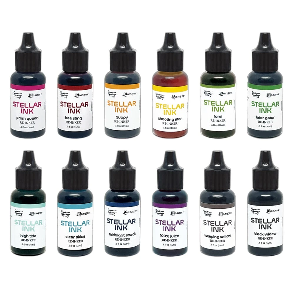 Simon Hurley Create. Stellar Dye Ink Re-Inker Bundle 3 Simon Hurley Create. Stellar Dye Ink Re-Inker Bundle
