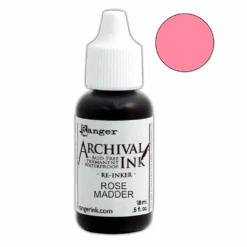 Archival Ink™ Pads Re-Inker Rose Madder, 0.5oz
