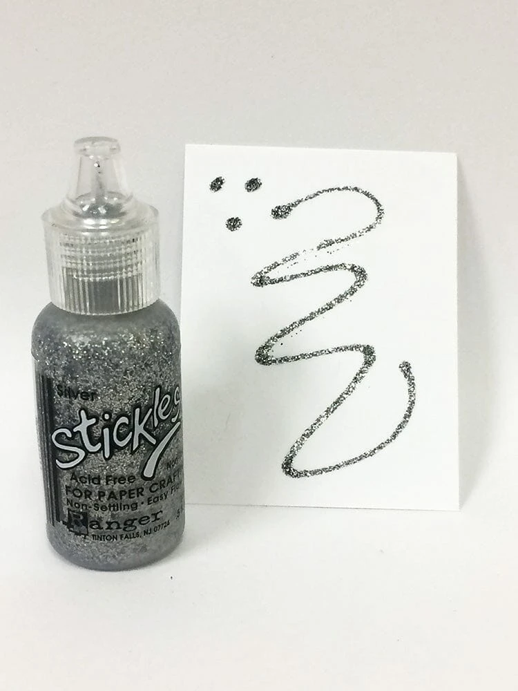 Stickles™ Glitter Glue Silver, 0.5oz 4 Stickles™ Glitter Glue Silver, 0.5oz - Image 2