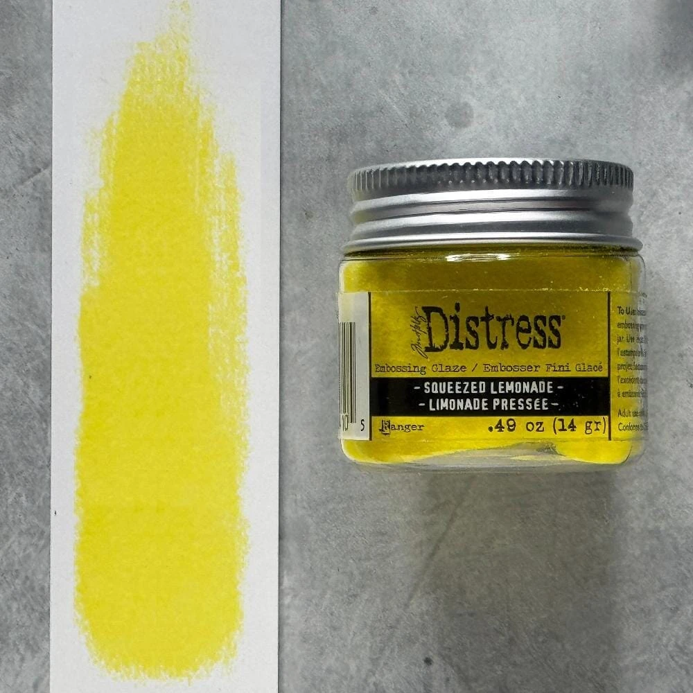 Tim Holtz Distress® Embossing Glaze Squeezed Lemonade 4 Tim Holtz Distress® Embossing Glaze Squeezed Lemonade - Image 2