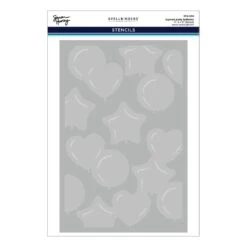 Simon Hurley Spellbinders Layered Party Balloons Stencils -RANGER ART SUPPLIES STN 089 Birthday Bash Simon Hurley layered party balloons Pac