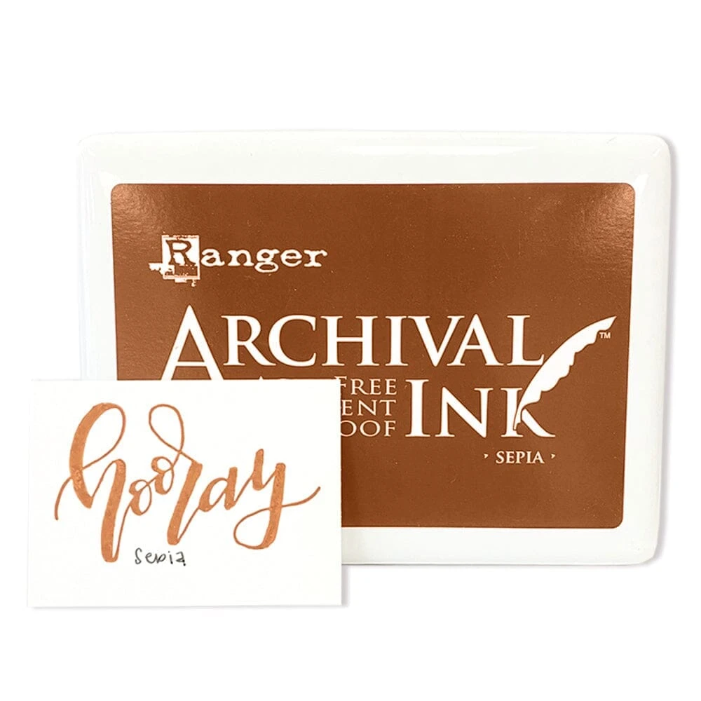 Jumbo Archival Ink™ Pads Sepia 4 Jumbo Archival Ink™ Pads Sepia - Image 2