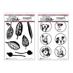 Dina Wakley Media Stamp Bundle