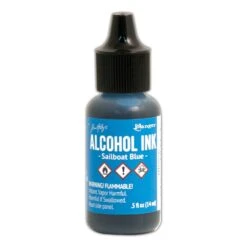 Tim Holtz® Alcohol Ink Sailboat Blue, 0.5oz