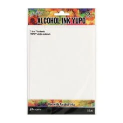 Tim Holtz® Alcohol Ink Yupo® White, 10pc