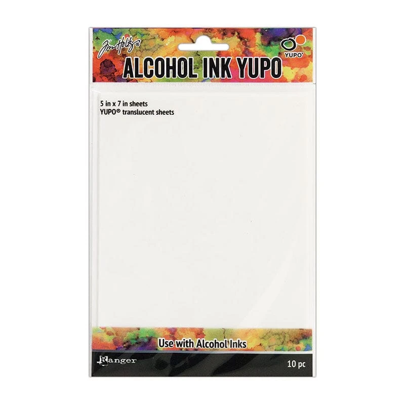 Tim Holtz® Alcohol Ink Yupo® Translucent 5 X 7, 10pc 3 Tim Holtz® Alcohol Ink Yupo® Translucent 5 X 7, 10pc