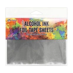 Tim Holtz® Alcohol Ink Foil Tape Sheets, 4.25" X 5.5"