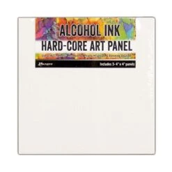 Tim Holtz® Hard-Core Art Panel (4" X 4") 3pk