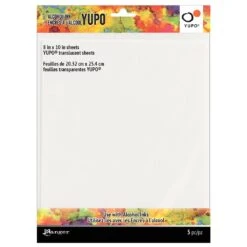 Tim Holtz® Alcohol Ink Yupo® Translucent 8 X 10, 5pc