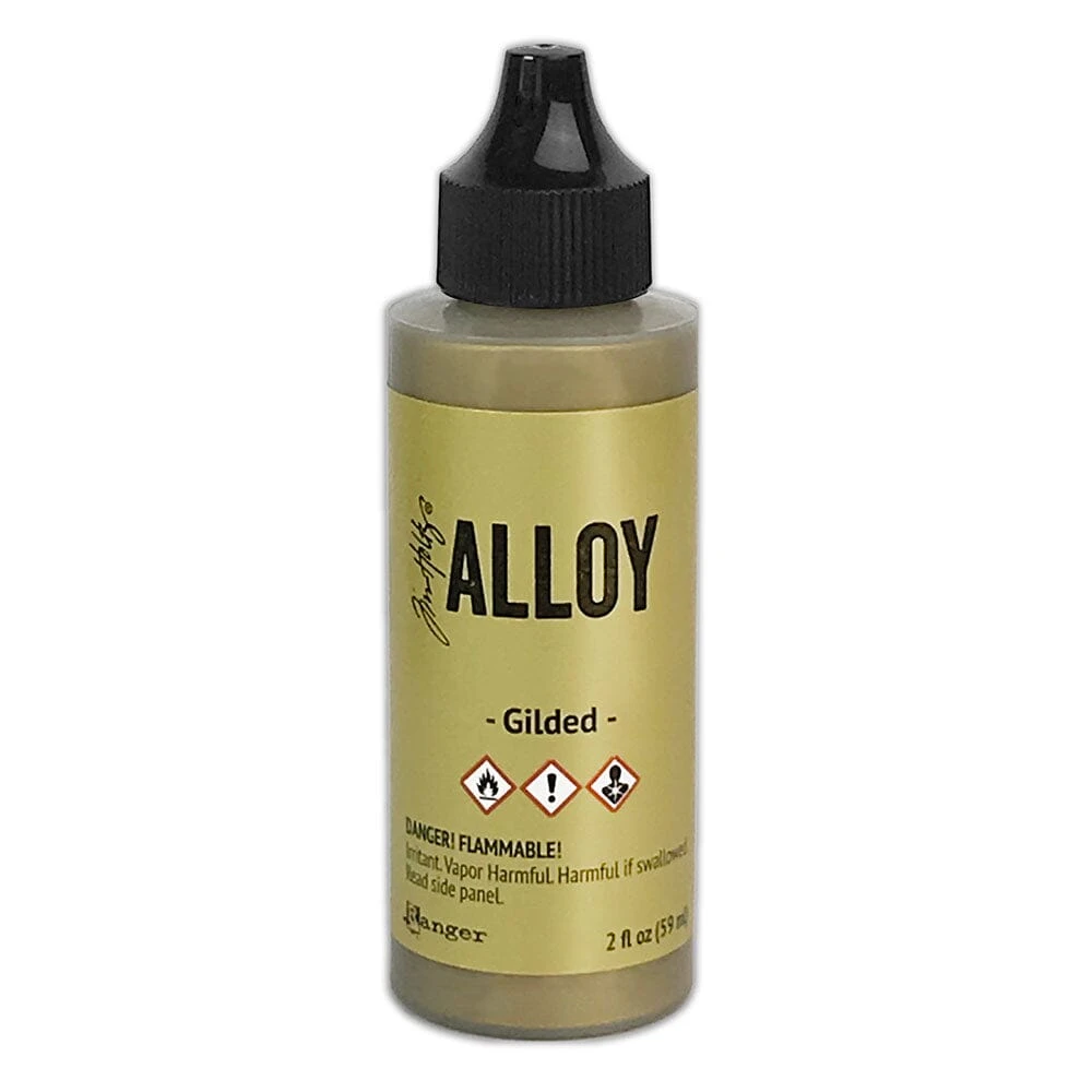 Tim Holtz® Alcohol Ink Gilded Alloy, 2oz 3 Tim Holtz® Alcohol Ink Gilded Alloy, 2oz