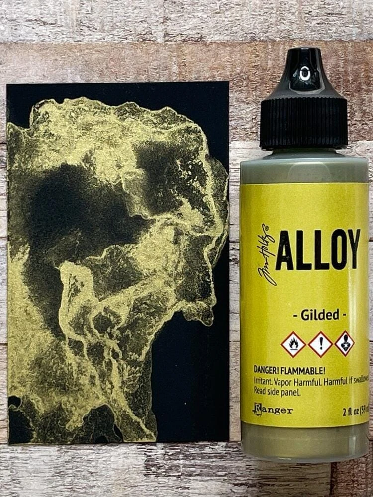 Tim Holtz® Alcohol Ink Gilded Alloy, 2oz 4 Tim Holtz® Alcohol Ink Gilded Alloy, 2oz - Image 2
