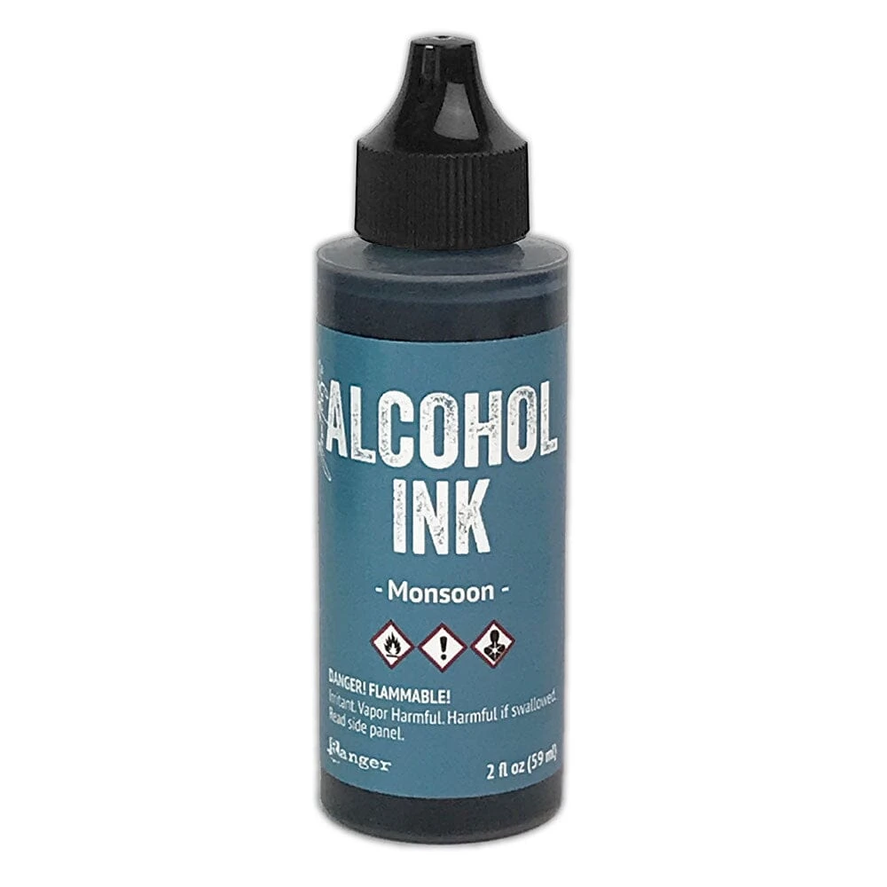 Tim Holtz® Alcohol Ink Monsoon, 2oz 3 Tim Holtz® Alcohol Ink Monsoon, 2oz