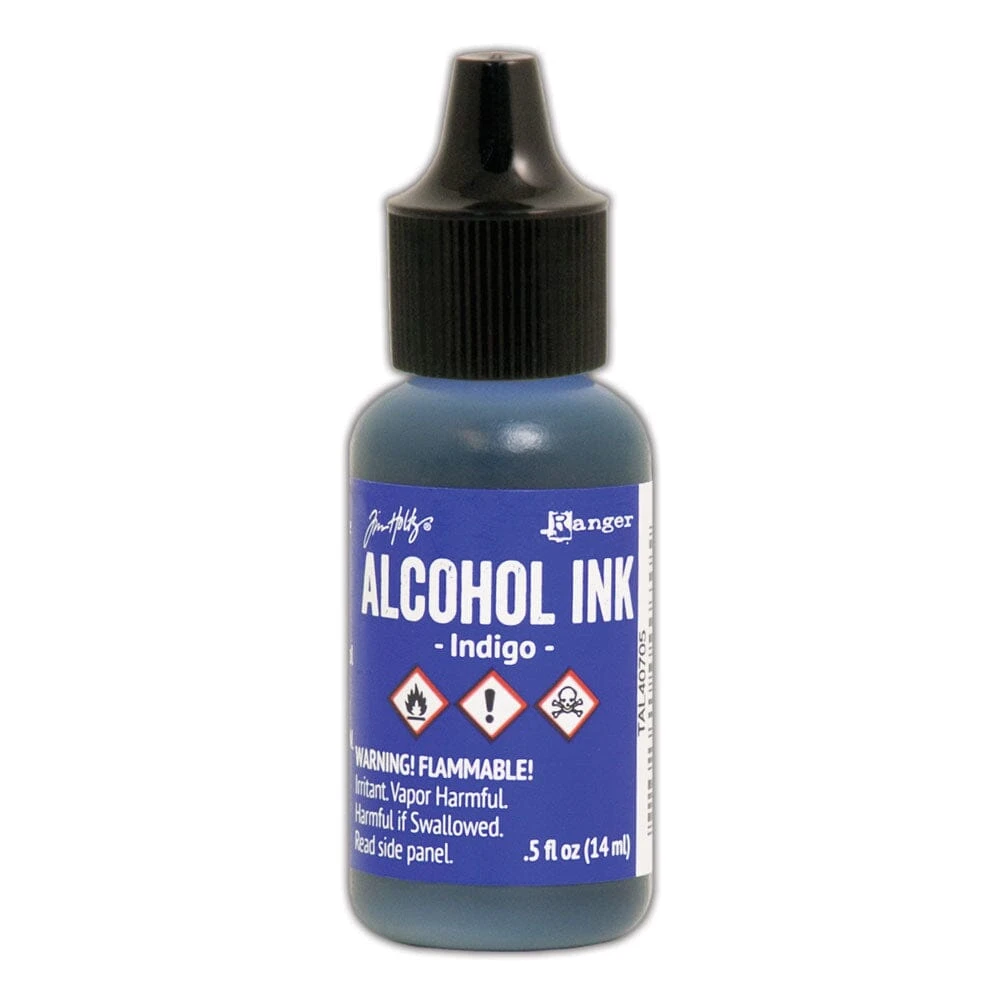 Tim Holtz® Alcohol Ink Indigo, 0.5oz 3 Tim Holtz® Alcohol Ink Indigo, 0.5oz
