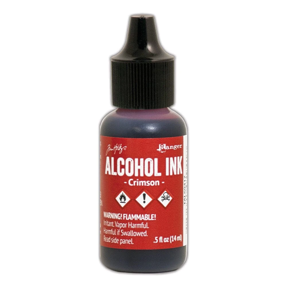 Tim Holtz® Alcohol Ink Crimson, 0.5oz 3 Tim Holtz® Alcohol Ink Crimson, 0.5oz