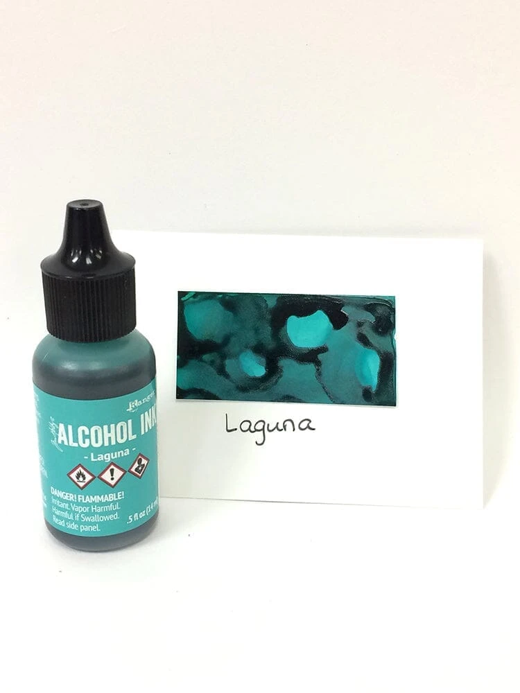 Tim Holtz® Alcohol Ink Laguna, 0.5oz 4 Tim Holtz® Alcohol Ink Laguna, 0.5oz - Image 2