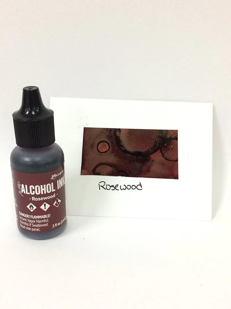 Tim Holtz® Alcohol Ink Rosewood, 0.5oz 4 Tim Holtz® Alcohol Ink Rosewood, 0.5oz - Image 2