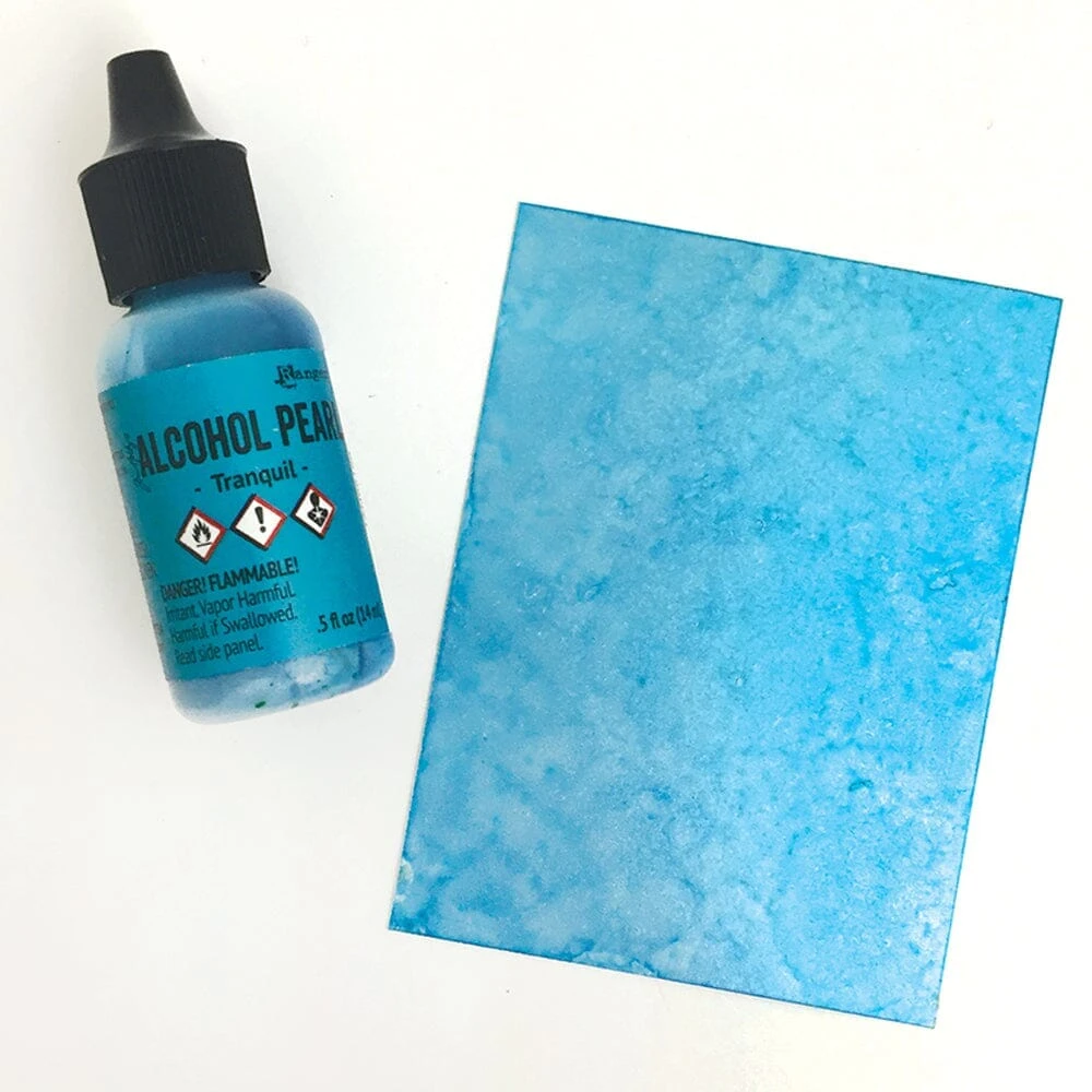 Tim Holtz® Alcohol Pearls Tranquil 4 Tim Holtz® Alcohol Pearls Tranquil - Image 2