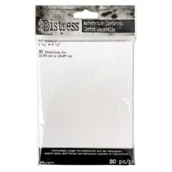 Tim Holtz Distress® Watercolor Cardstock 4.25" X 5.5", 20pc