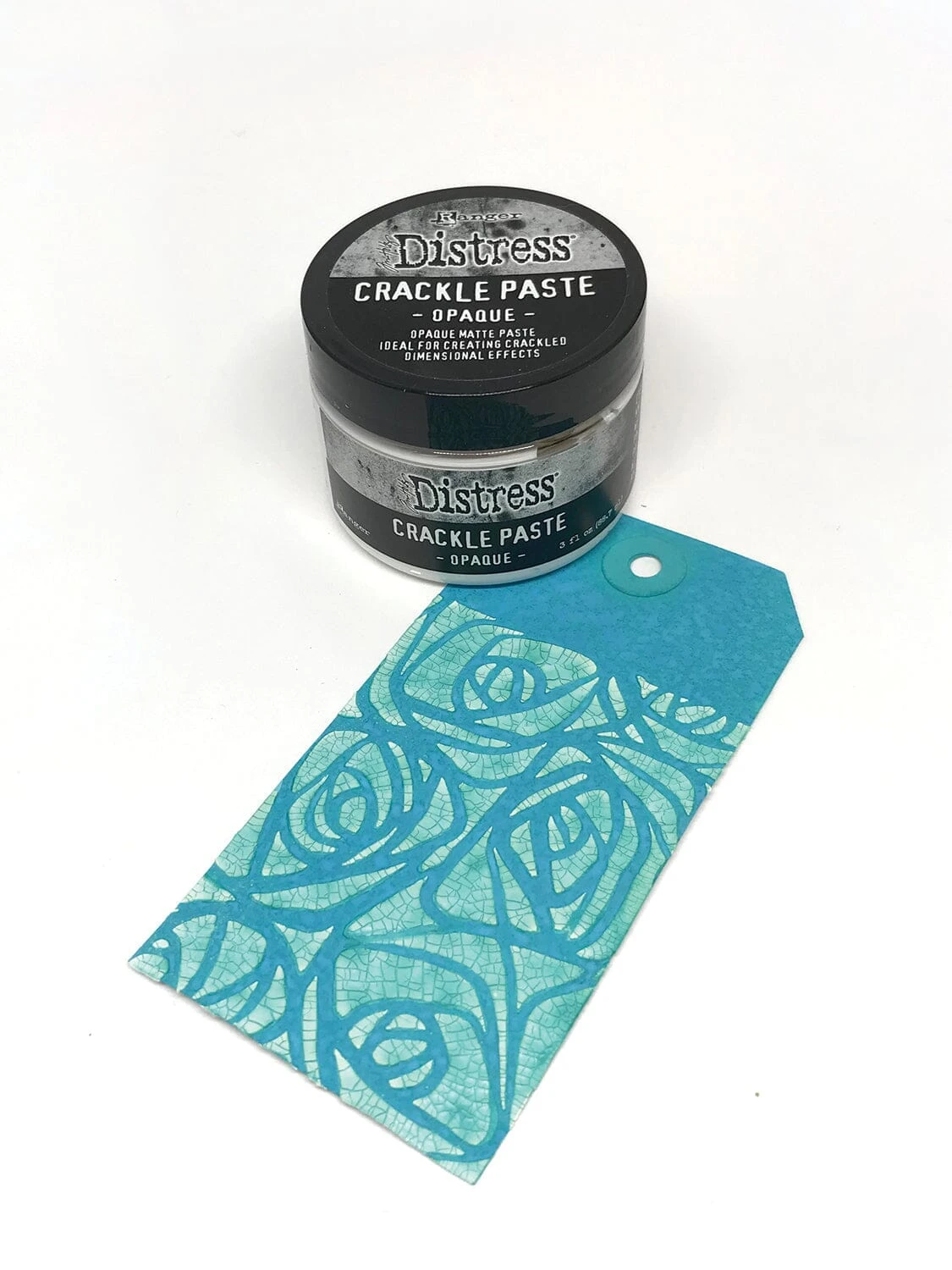 Tim Holtz Distress® Texture Paste Crackle, 3oz 4 Tim Holtz Distress® Texture Paste Crackle, 3oz - Image 2