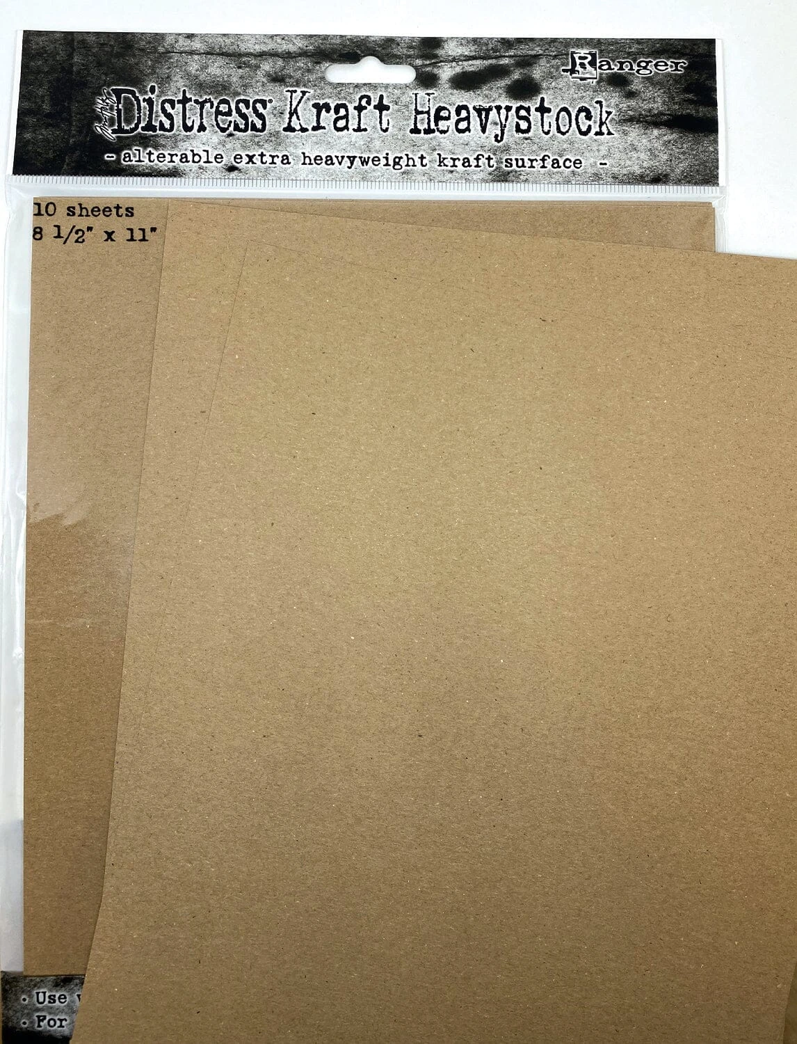 Tim Holtz Distress® Kraft Heavystock 8.5" X 11", 10pk 4 Tim Holtz Distress® Kraft Heavystock 8.5" X 11", 10pk - Image 2