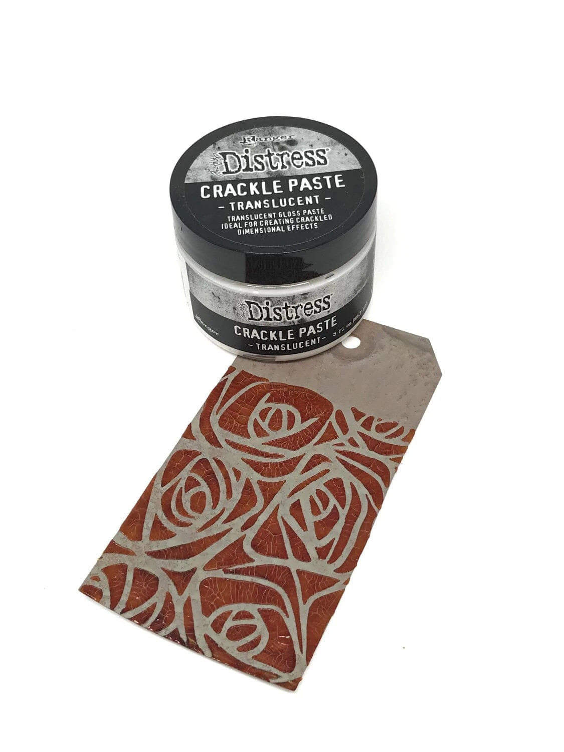 Tim Holtz Distress® Crackle Paste Translucent, 3oz 4 Tim Holtz Distress® Crackle Paste Translucent, 3oz - Image 2