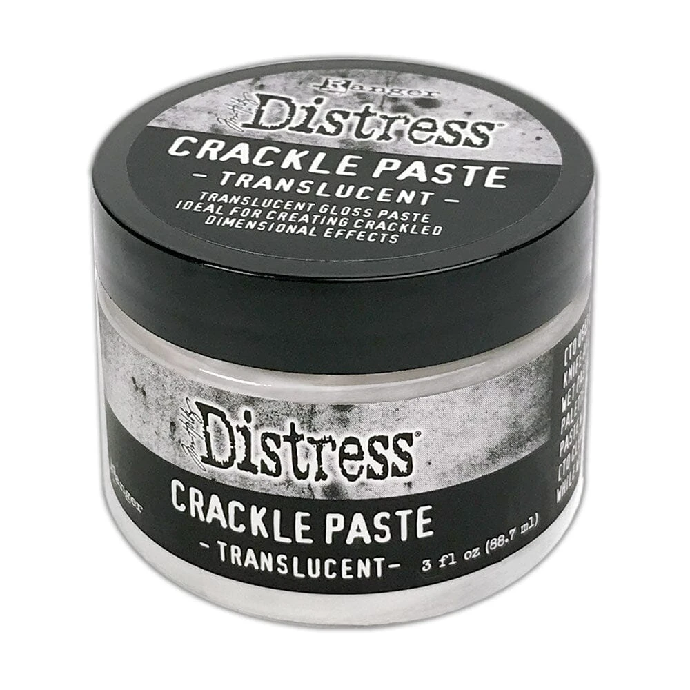 Tim Holtz Distress® Crackle Paste Translucent, 3oz 3 Tim Holtz Distress® Crackle Paste Translucent, 3oz