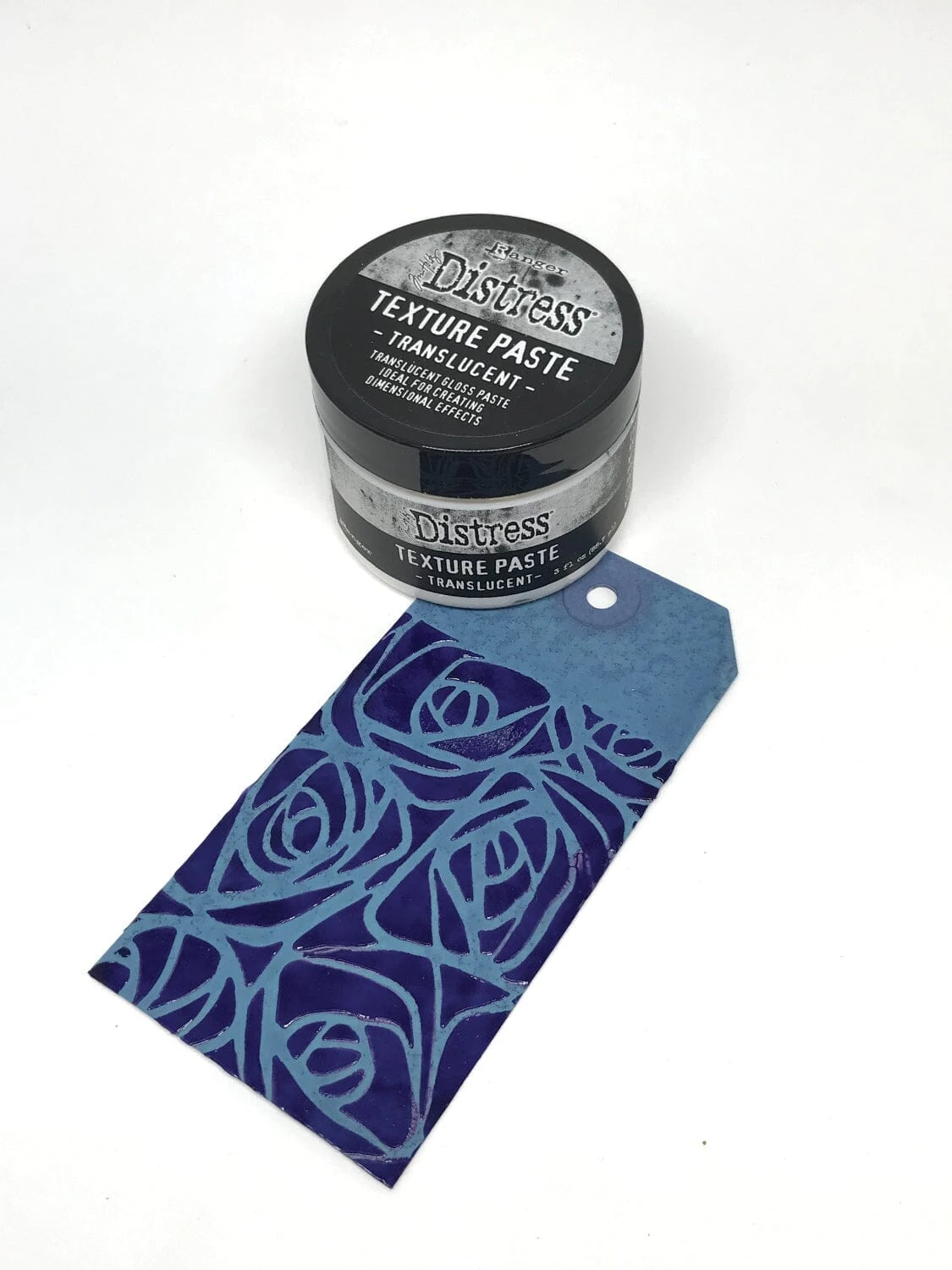 Tim Holtz Distress® Texture Paste Translucent, 3oz 4 Tim Holtz Distress® Texture Paste Translucent, 3oz - Image 2