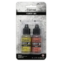 Tim Holtz Distress® Foundry Wax Kit #1 Gilded/Mined