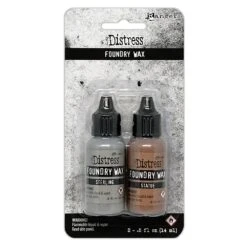 Tim Holtz Distress® Foundry Wax Kit #2 Sterling/Statue