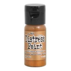 Tim Holtz Distress® Flip Top Paint Antiqued Bronze, 1oz