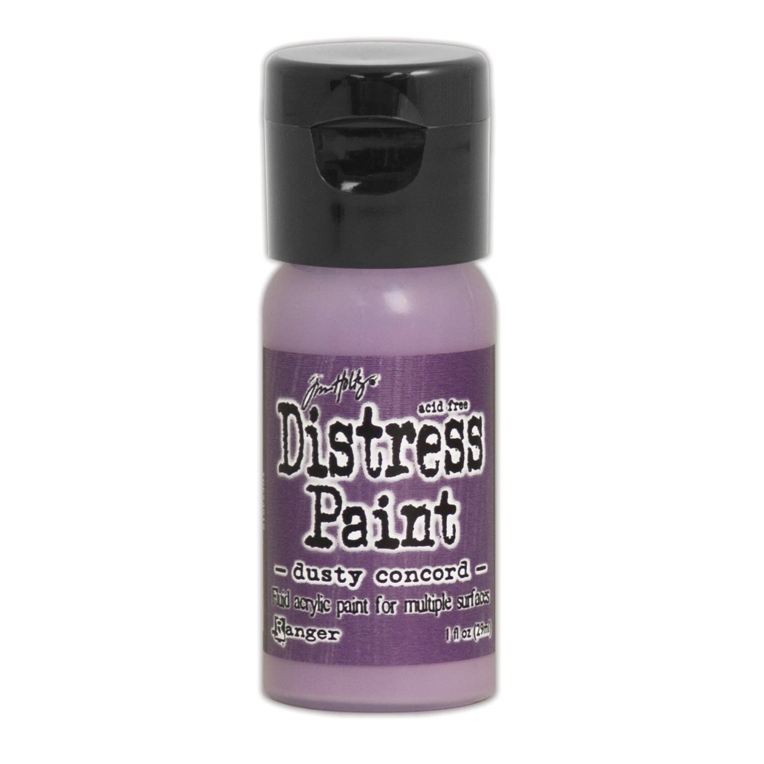 Tim Holtz Distress® Flip Top Paint Dusty Concord, 1oz 3 Tim Holtz Distress® Flip Top Paint Dusty Concord, 1oz
