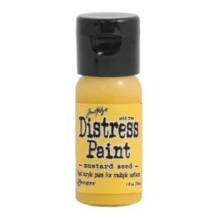 Tim Holtz Distress® Flip Top Paint Mustard Seed, 1oz