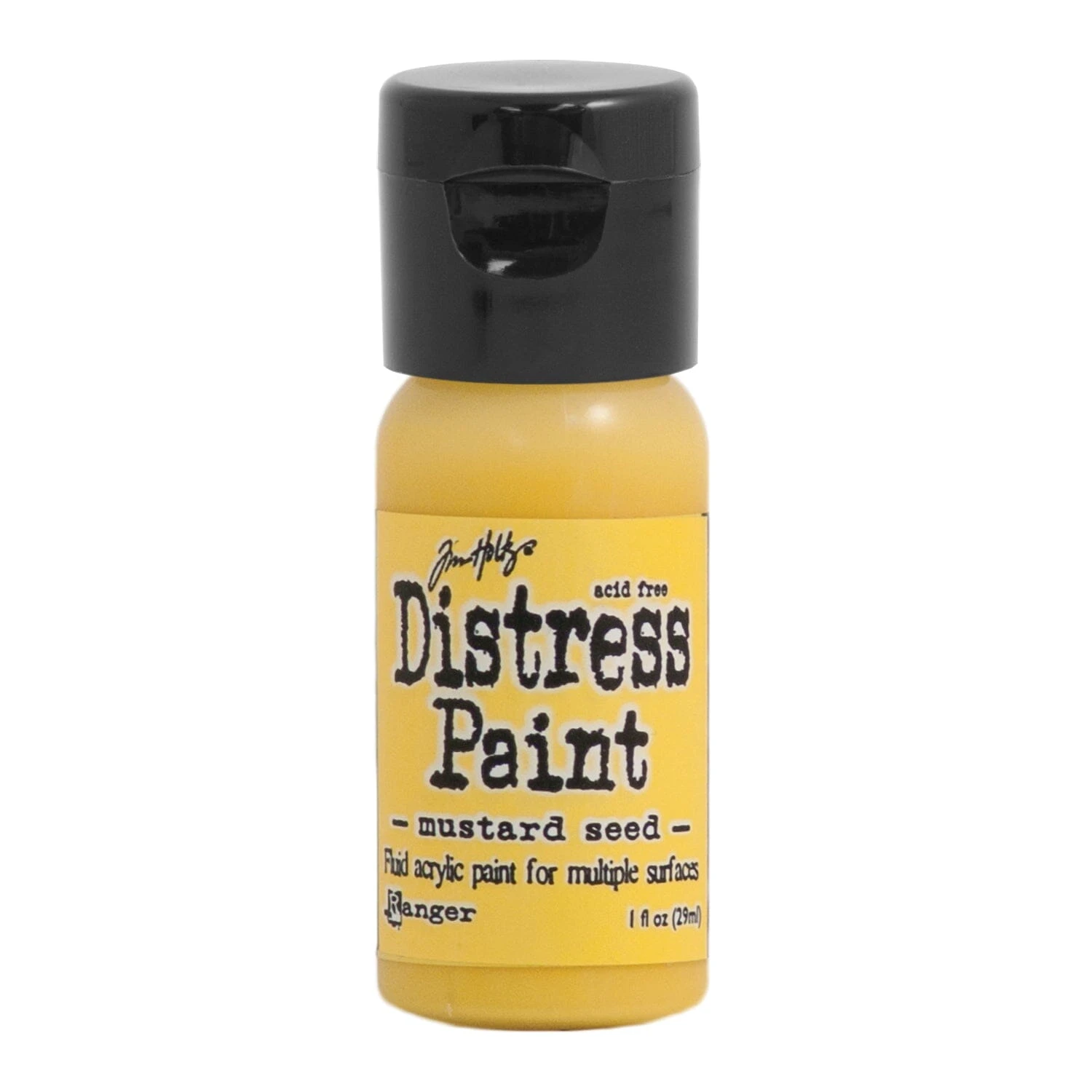 Tim Holtz Distress® Flip Top Paint Mustard Seed, 1oz 3 Tim Holtz Distress® Flip Top Paint Mustard Seed, 1oz