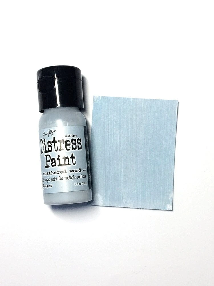 Tim Holtz Distress® Flip Top Paint Weathered Wood, 1oz 4 Tim Holtz Distress® Flip Top Paint Weathered Wood, 1oz - Image 2