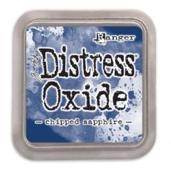 Tim Holtz Distress® Oxide® Ink Pad Chipped Sapphire