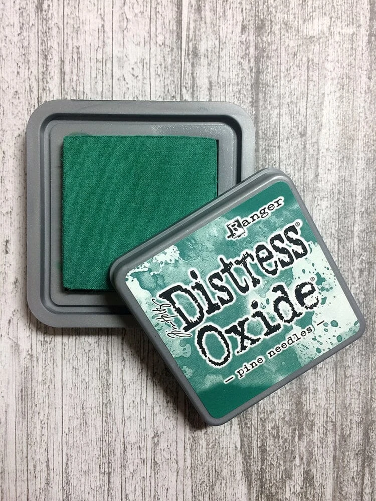 Tim Holtz Distress® Oxide® Ink Pad Pine Needles 4 Tim Holtz Distress® Oxide® Ink Pad Pine Needles - Image 2