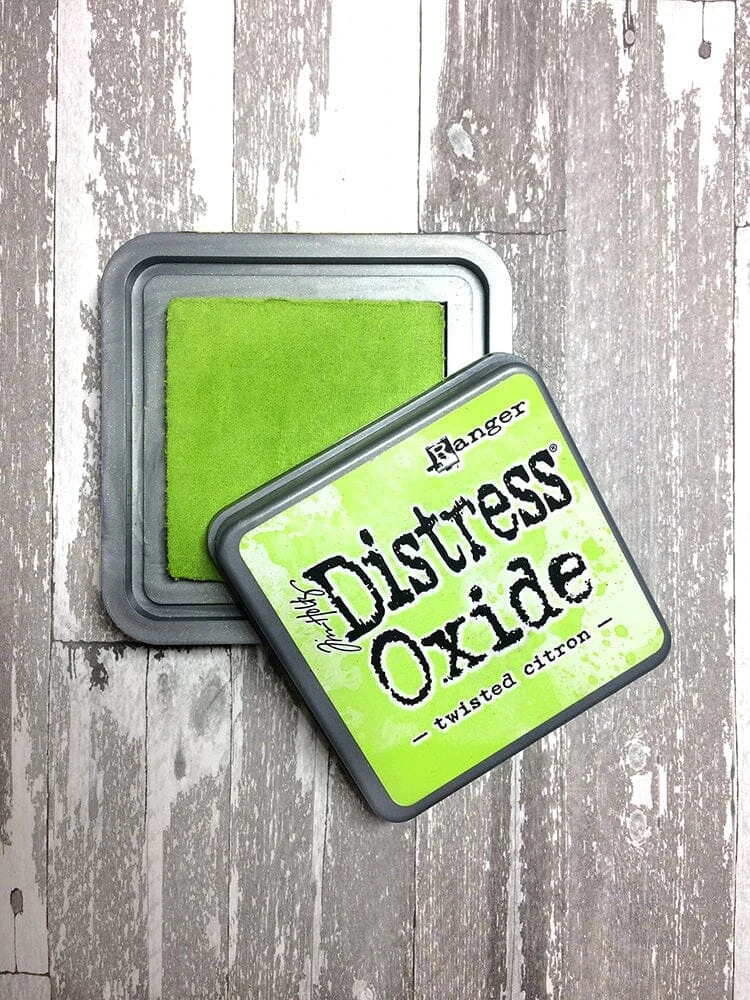 Tim Holtz Distress® Oxide® Ink Pad Twisted Citron 4 Tim Holtz Distress® Oxide® Ink Pad Twisted Citron - Image 2